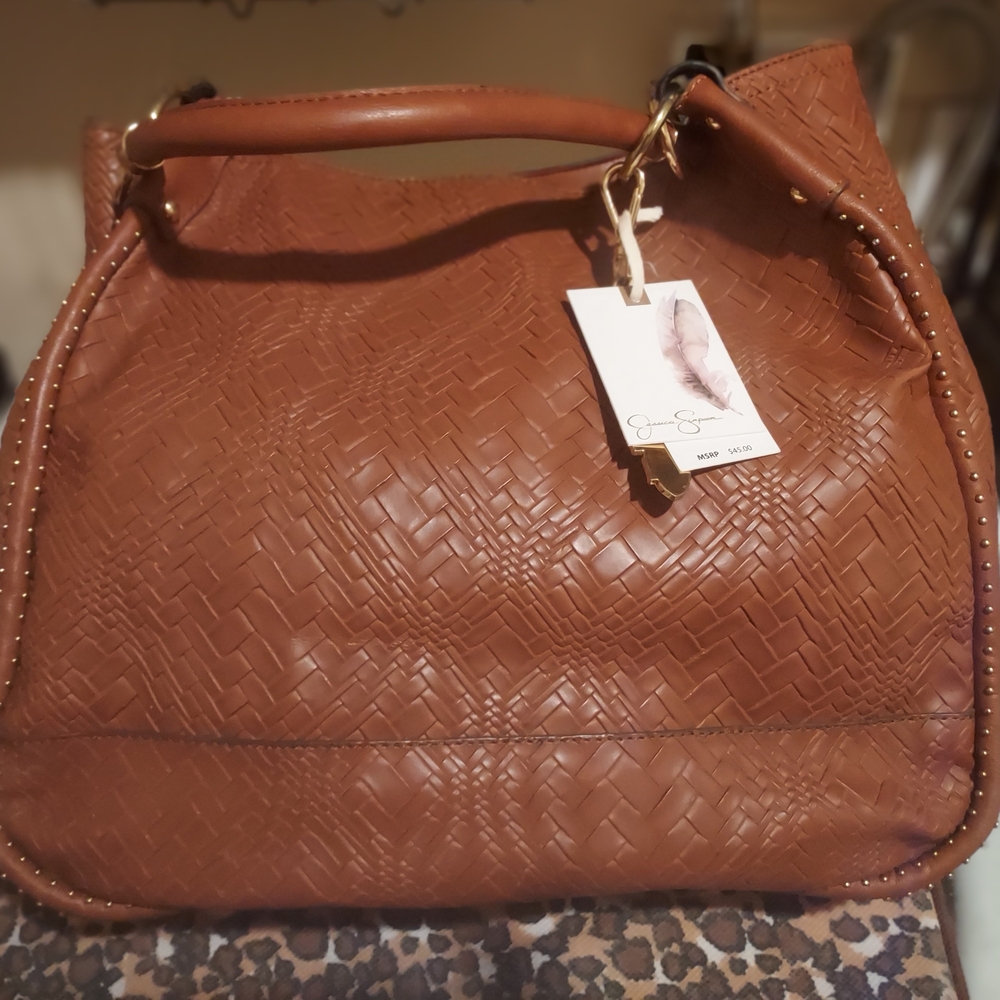 Jessica Simpson Tan Shoulder Bag